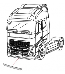 BAJO PARAGOLPES CENTRAL VOLVO FH4-FM4
