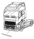BAJO PARAGOLPES CENTRAL VOLVO FH4-FM4
