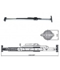 TUBO ALUMINIO SUJECION CARGA DE 2.26 A 2.96 M