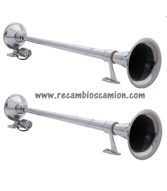 BOCINA 24V/12V Metalica.