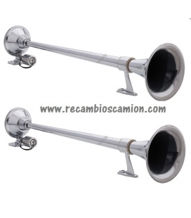 BOCINA 24V/12V Metalica.