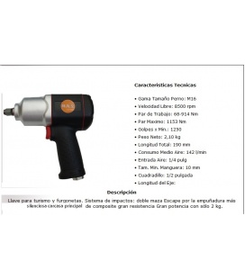PISTOLA IMPACTO MEDIA PULGADA