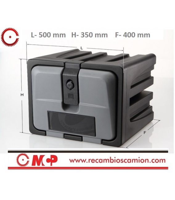 Cajon termoplastico rotomoldeo 500 mm