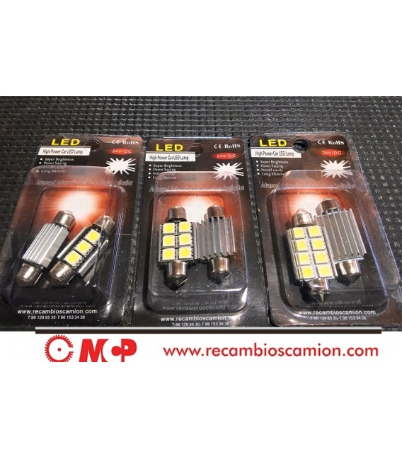 LAMPARAS PLAFON 3 LEDS 24V