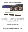 KIT LATERAL DE 3 FALDILLAS CON GUIAS REMOLQUES