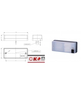 LUZ INTERIOR 12 LEDS 24/12V