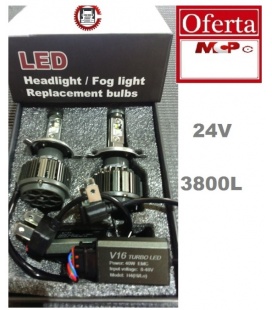 LAMPARA H4 LEDS 3800 LUMENS