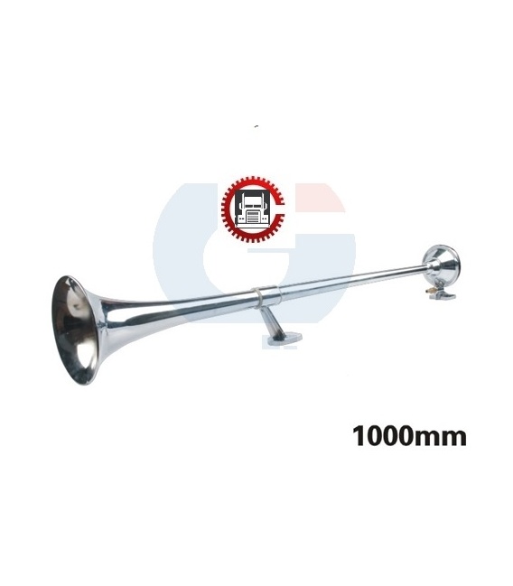 BOCINA GIGANTE 1000MM AIRE CROMO - RECAMBIOS CAMION MCP.S.L