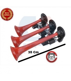 BOCINA AIRE TRIPLE ROJA