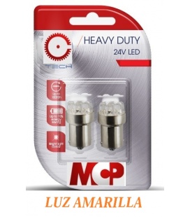 LAMPARAS LUZ NARANJA LED 24V 