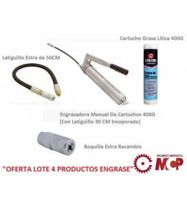 ENGRASADORA MANUAL CON ACCESORIOS