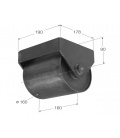 RUEDA CONTENEDOR 160mm