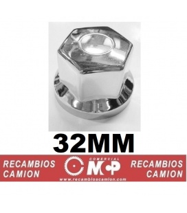 CUBRE TUERCAS CROMADO 32MM