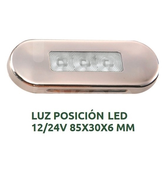 PILOTOS LEDS 24V-12V INOX