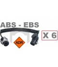 6 CABLES EBS ABS UNIVERSAL