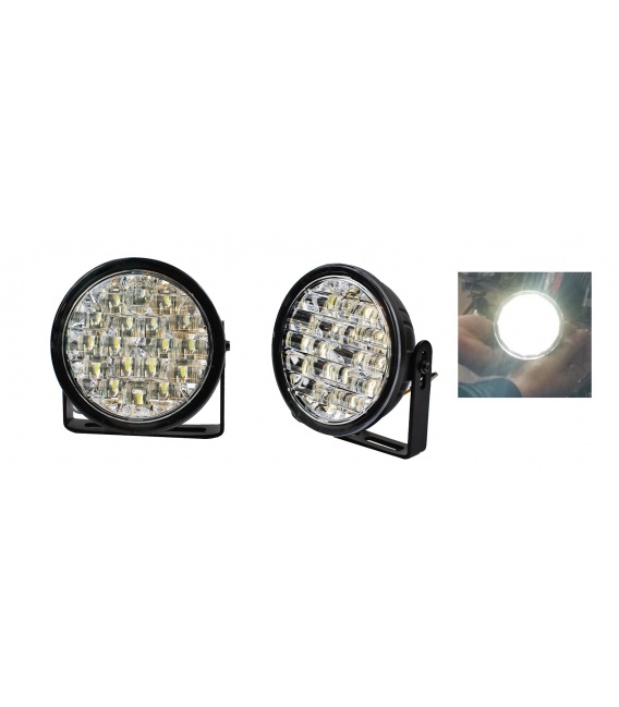 MINI FAROS LEDS 24V-12V