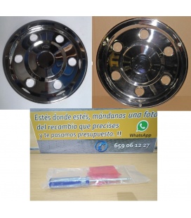 TAPACUBOS LLANTA 17,5 INOX