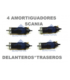 4 AMORTIGUADORES SCANIA CABINA